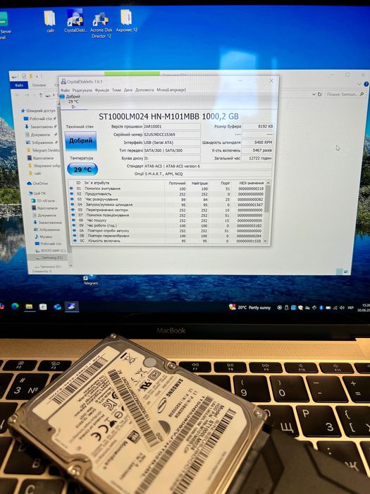 Проверены Б/У Новые HDD SSD 2.5 3.5 SATA USB M2 WD Samsung HGST Hitach