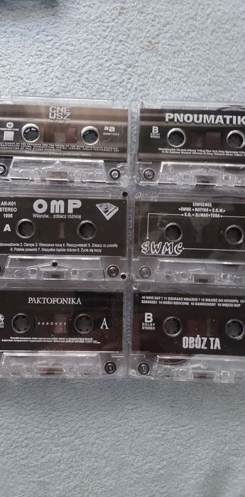 Kasety   Audio     hip hop Orginalne nie stety bez okładek dla tego taka niska cena