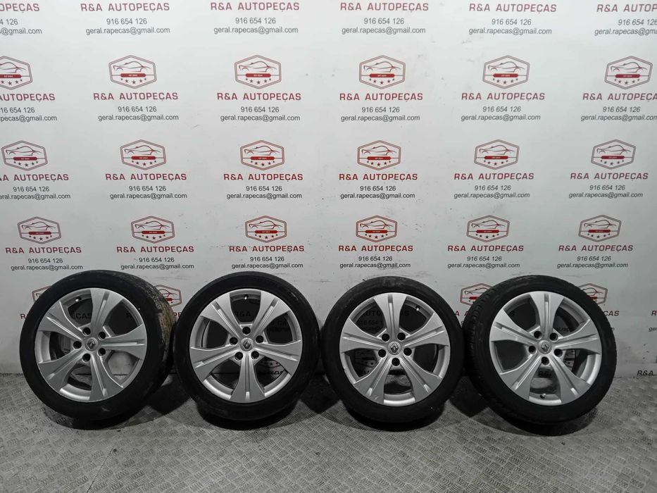 Conjunto Jantes Renault Megane 3 III R17 Original