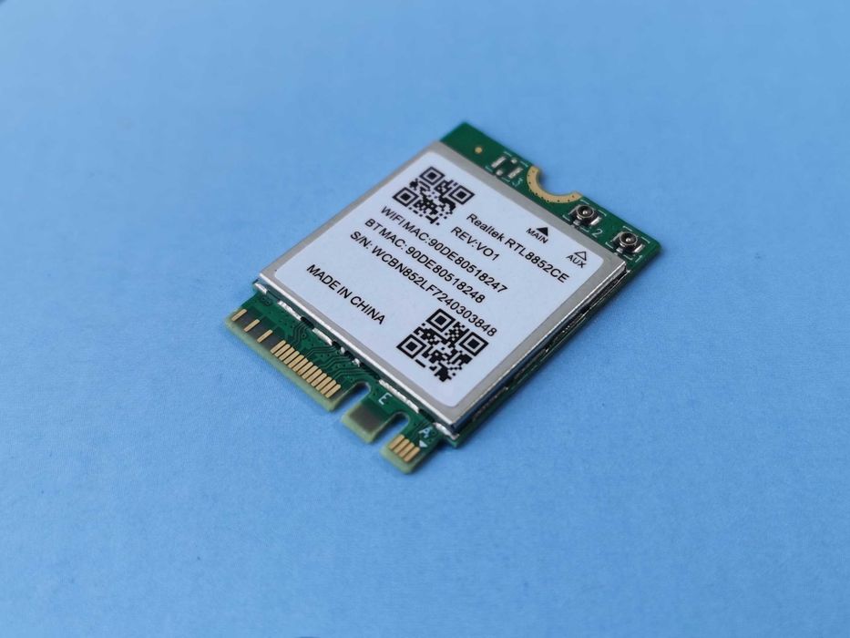 Realtek WiFi 6E + BT 5.4 (6Ghz, 160Mhz) - RTL8852ce