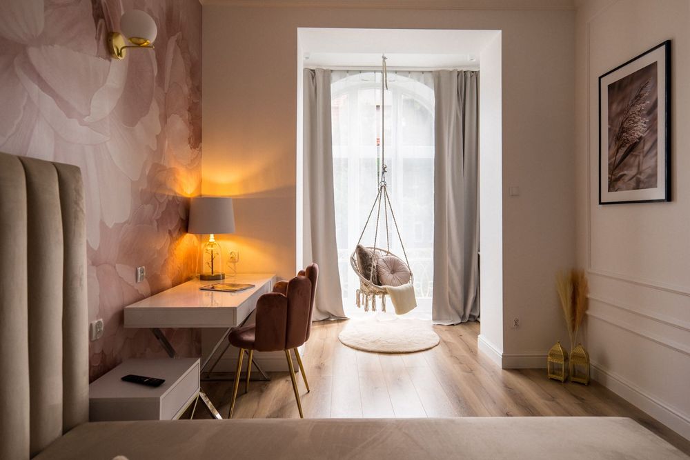 Duży Pokój dla 1osoby z kominkiem Gdańsk Oliwa UG Olivia Business 20 m² - Widok 4