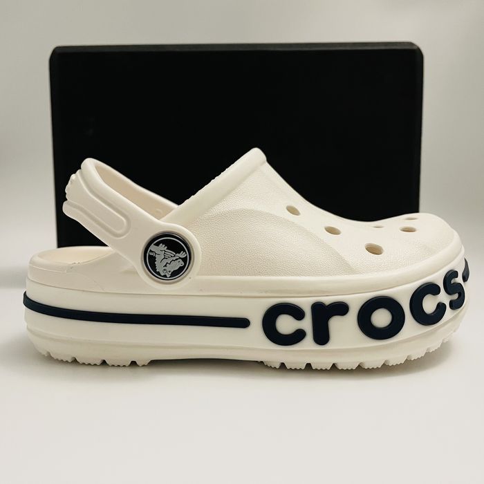 Крокcи дитячі Білі Crocs baya band c8-j3