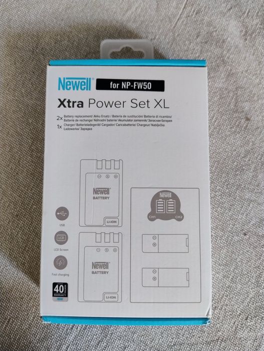 Newell NP-FW50 jak nowe 2x akumulator sony