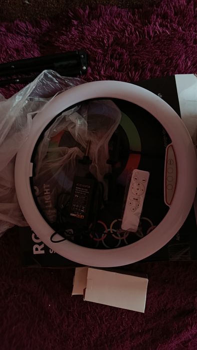 Кільцева лампа RGB LED Soft Ring Light 45 см MJ18 YU227