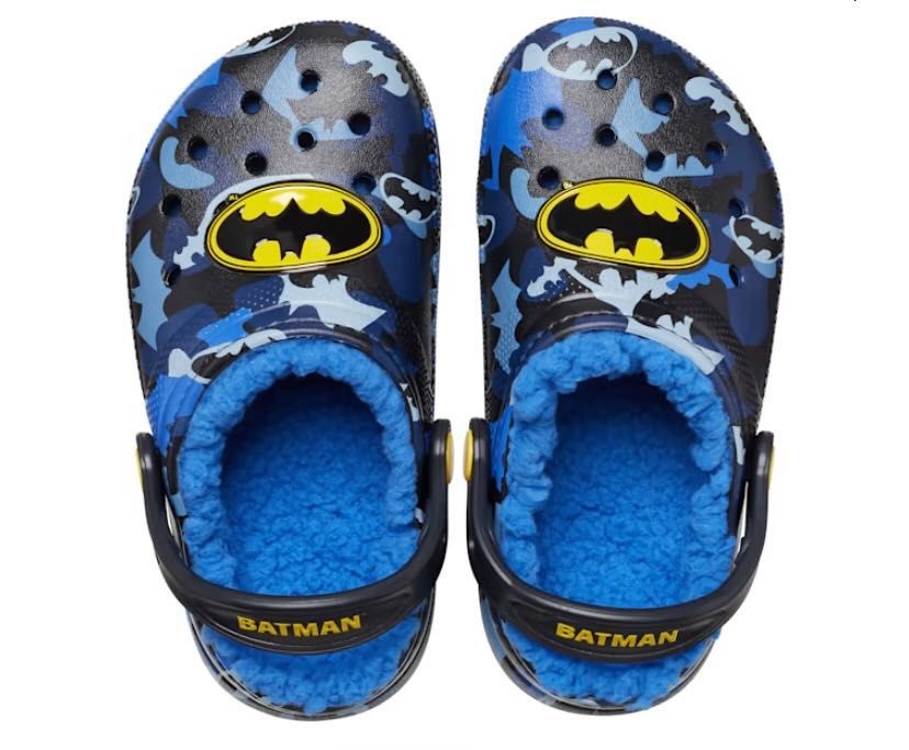 Утепленные тапки Crocs с мехом для мальчиков. J1, J2 (31-33). Теплые