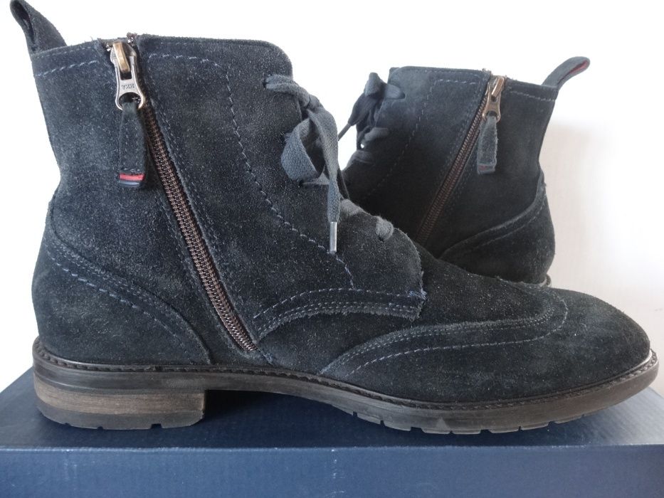 Buty Tommy Hilfiger roz 44 Trzewiki Skóra
