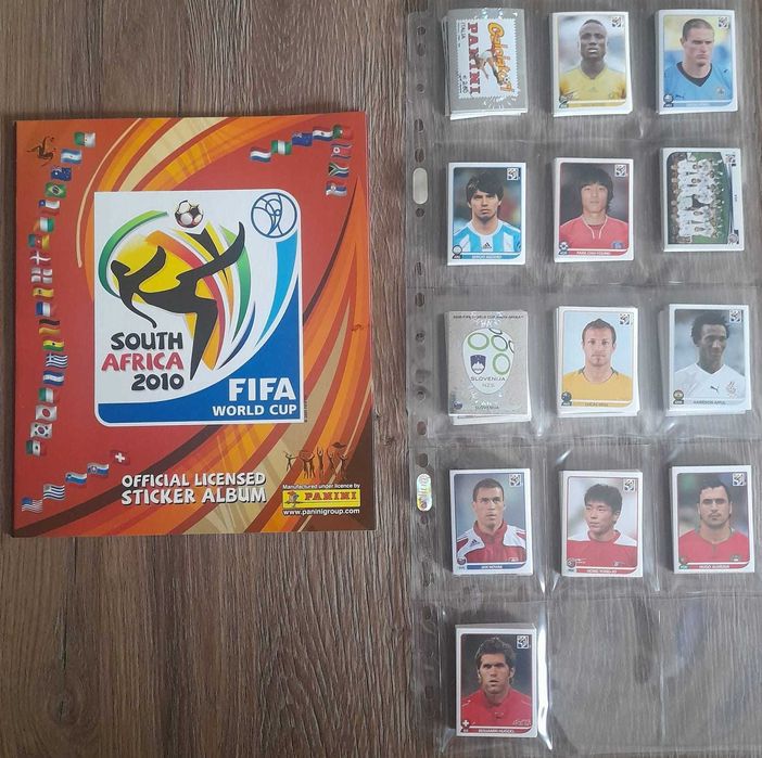Coleção de cromos por colar do Mundial 2010