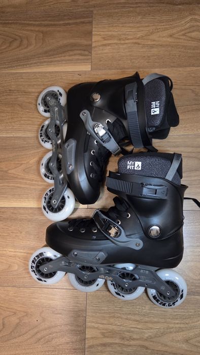 Rolki Powerslide Zoom Pro Black 44/45 Urban skate/freeride (jak nowe!)