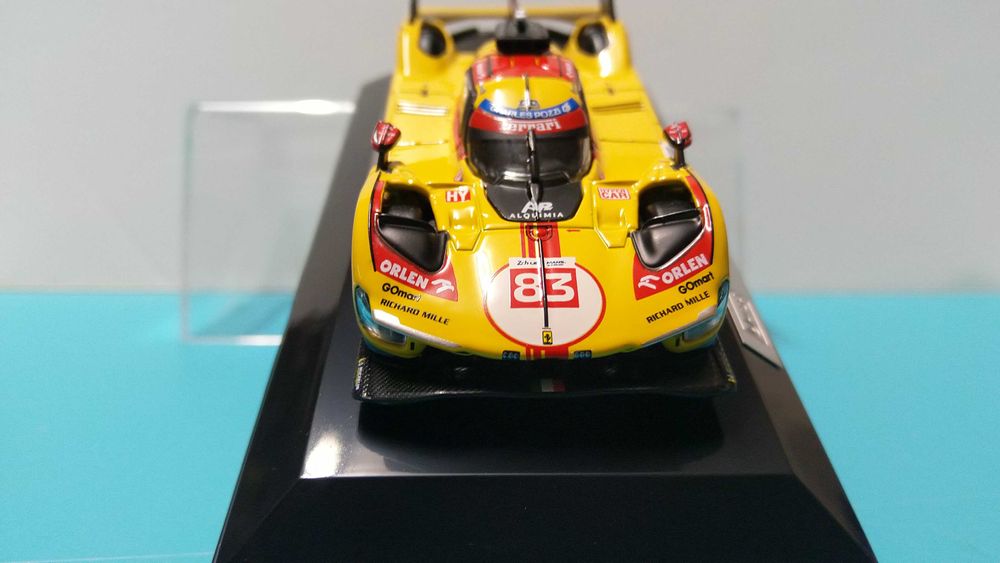 Ferrari 499P HyperCar #83 - 24h Le Mans 2024: Miniatura Bburago 1/43