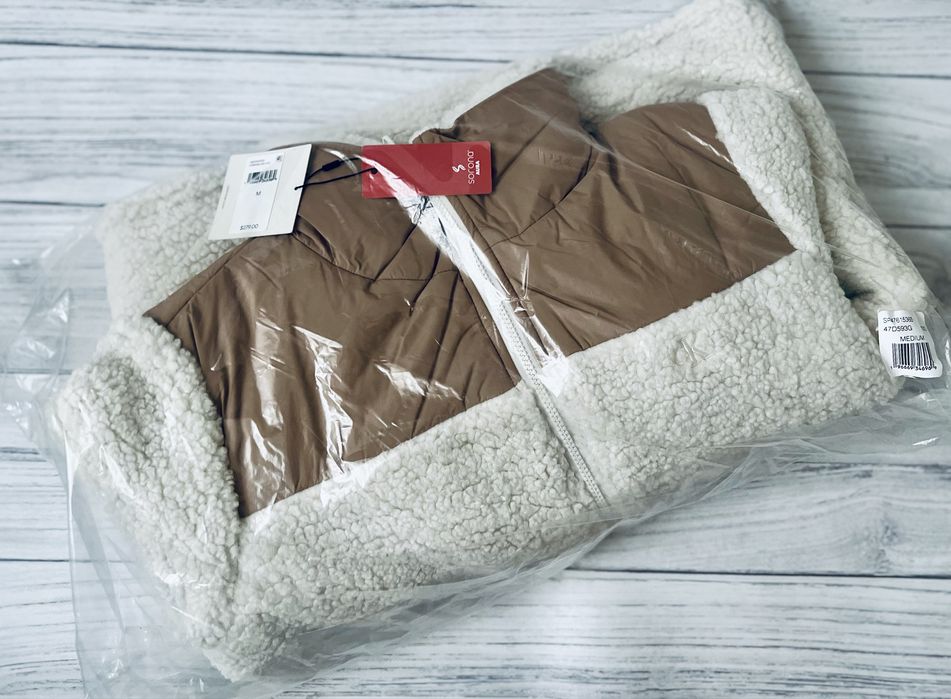 Куртка Calvin Klein M Sherpa пуховик тепла зимова teddy подарунок