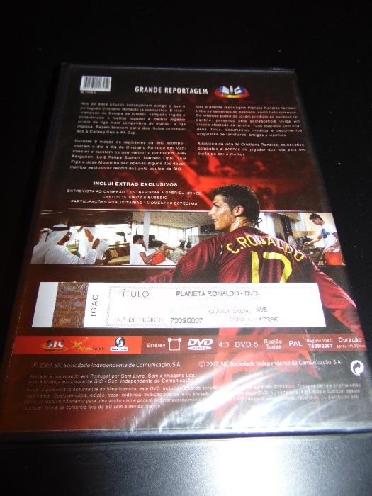 Planeta RONALDO a ambição de ser o melhor DVD (60% desconto)