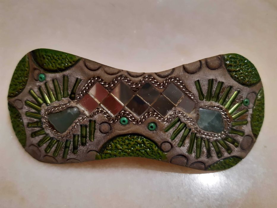 Original handmade hair clip, never used
