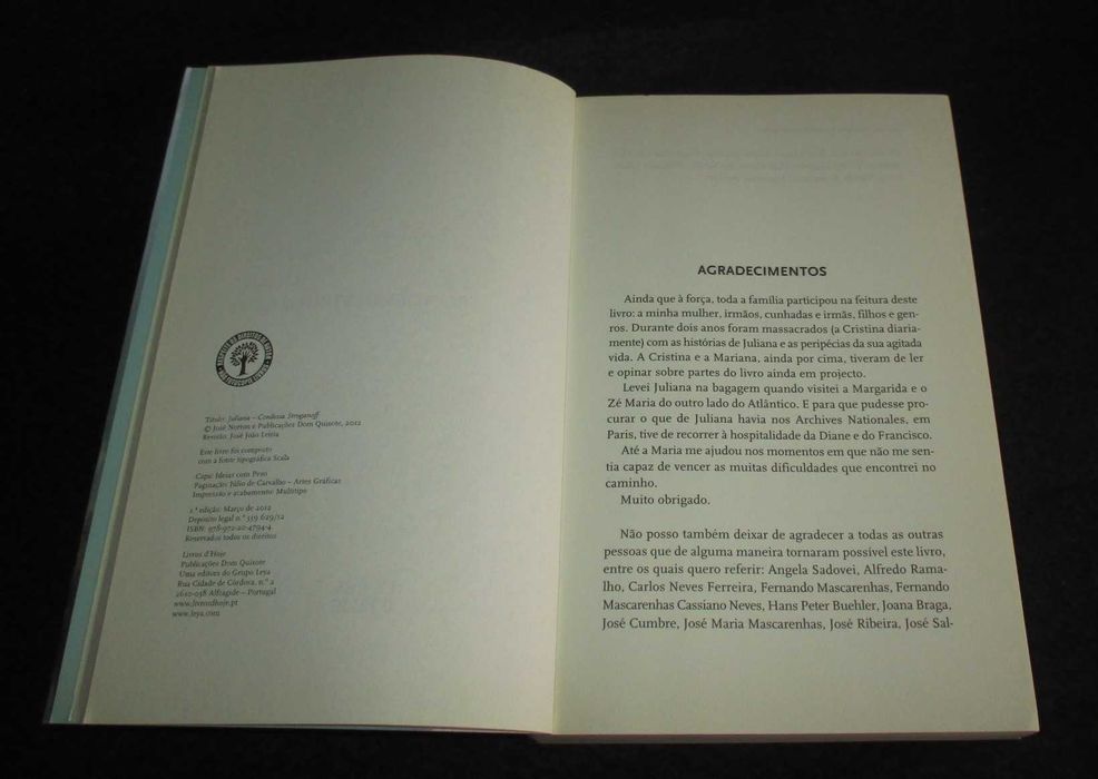 Livro Juliana Condessa Stroganoff José Norton