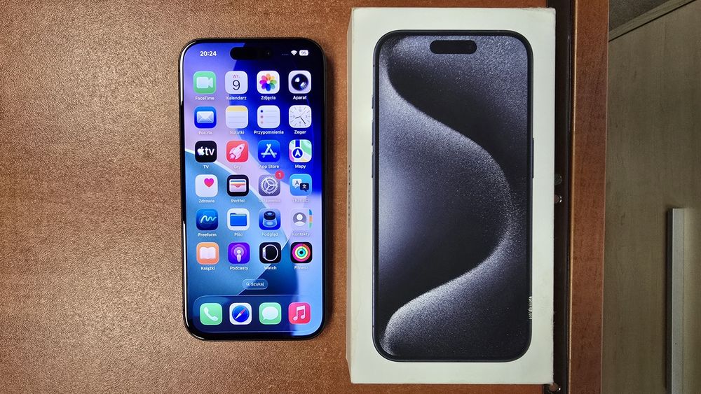 iPhone 15 Pro 128GB niebieski, stan bdb