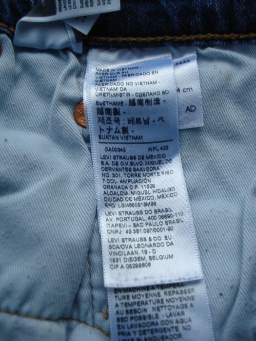 Джинсы levi's 502 размер 33x32