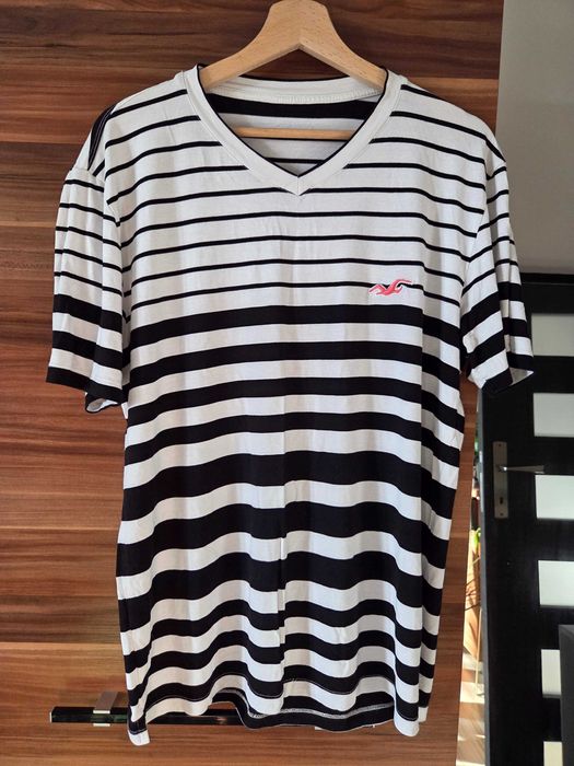 Tshirt w paski z krókim rękawem