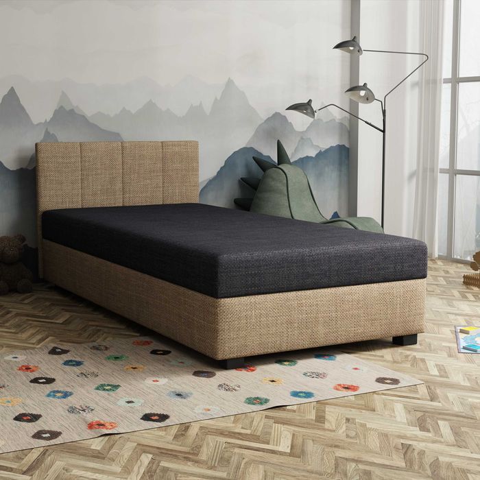 Tapczan z pojemnikiem Wypoczynek jednoosobowy Łóżko z materacem  Sofa