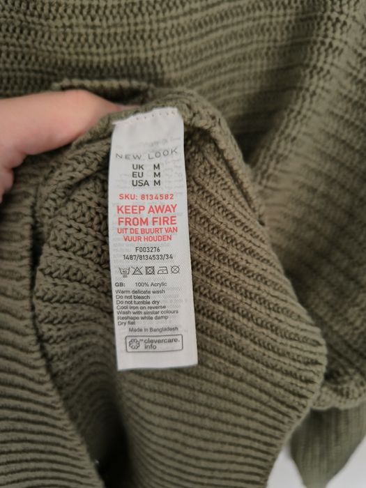 Sweter damski khaki New Look 38 M