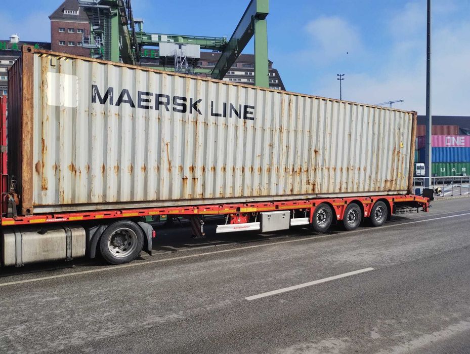 Kontener morski 40HC 12m - dostawa Poznań i okolice