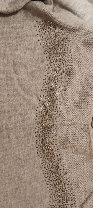 Sweter damski siwy
