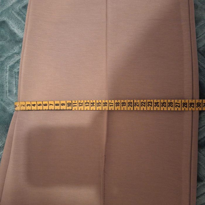 Spodnie kolor fango, proste roz. XL