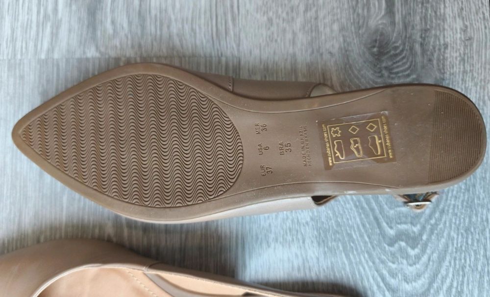 Sandália Sling rasa Cubanas 37