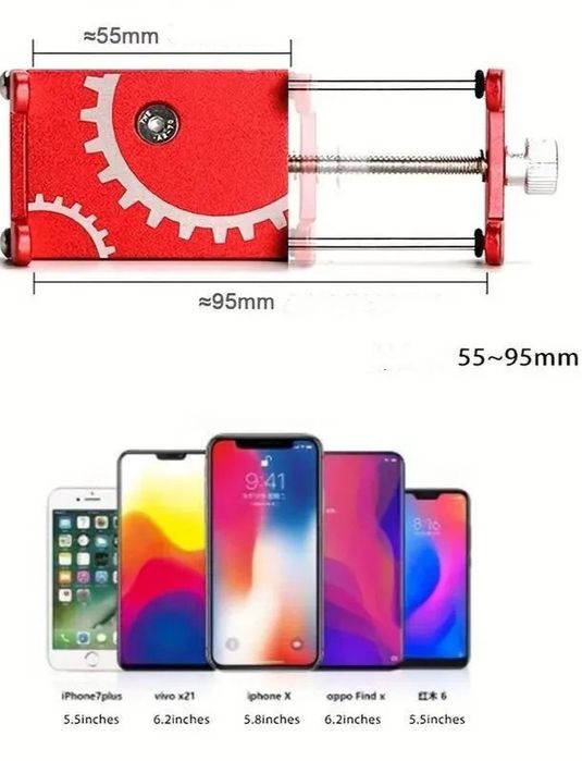 Держатель телефона на руль велосипеда, аллюминий, мини