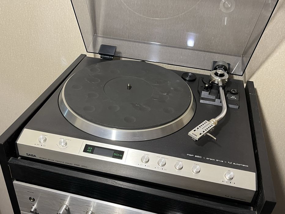 Проигрыватель винила + усилитель + дека + тюнер SABA PSP 250 DIRECT DRIVE