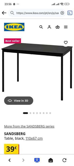 Mesa à venda branco