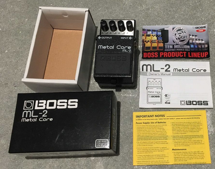 Efekt gitarowy Boss Metal Core ML-2 nieużywany