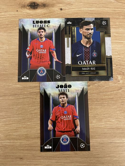 Zestaw Kart Paris Saint-Germain PSG - Topps Deco UCC 25/26
