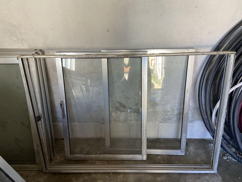 Janelas aluminio vidro simples