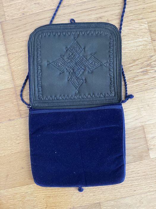 Bolsa de veludo da loja Lavanda Comporta