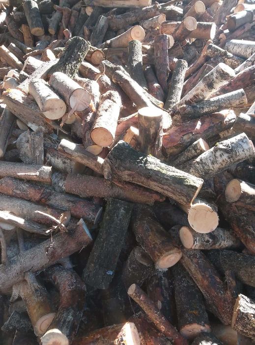 Drewno opałowe gałęziówka cięta iglasto-liściasta. TRANSPORT