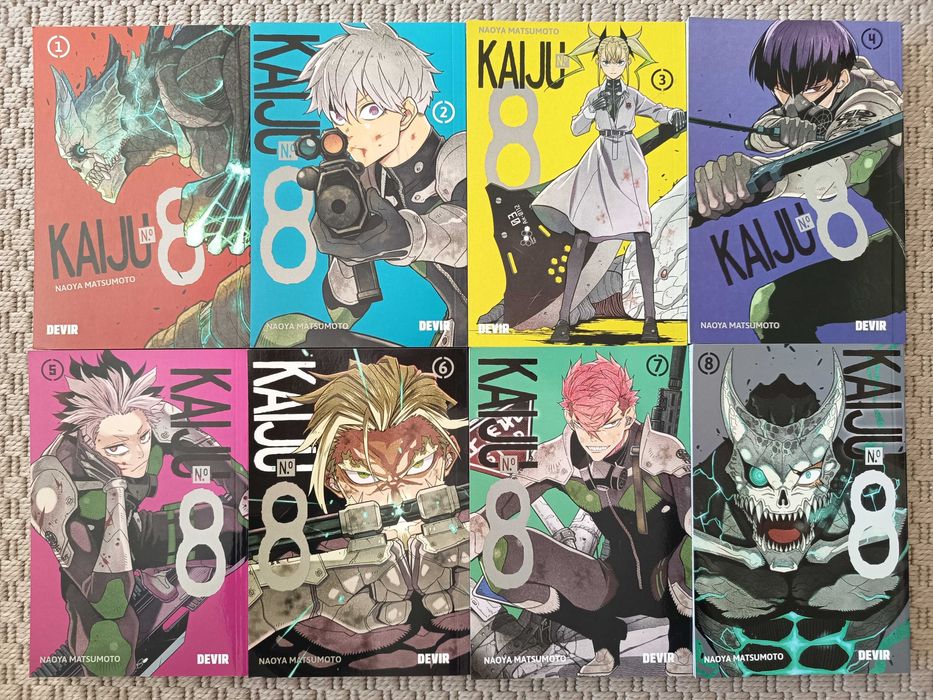 Kaiju N.º 8 volumes 1 a 3 (Devir)