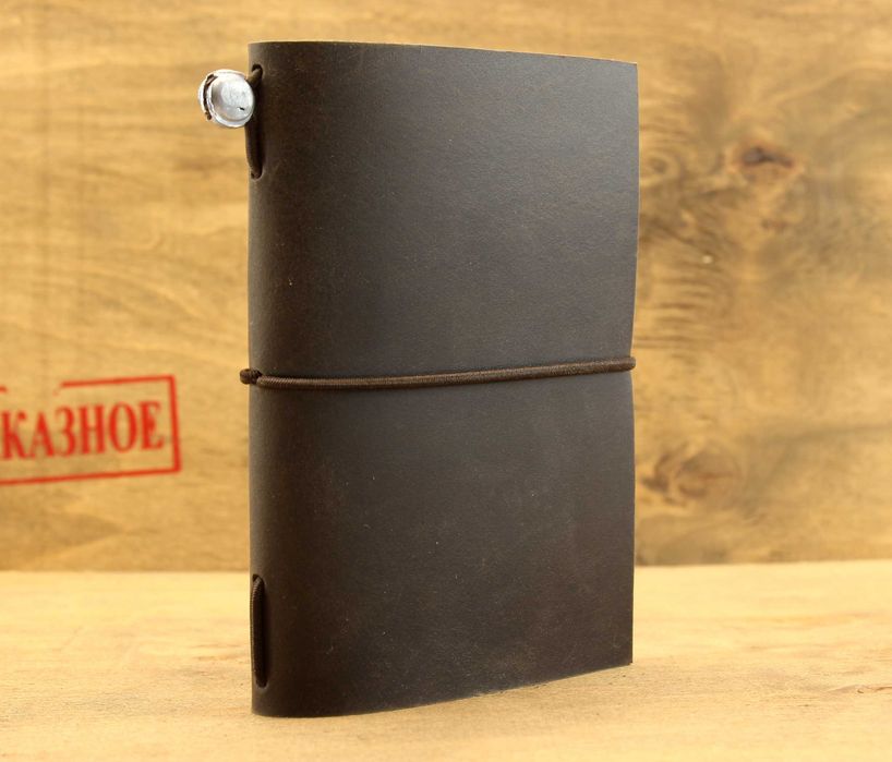 Блокнот 10*14 см. Шкіра crazy. Папір Munken