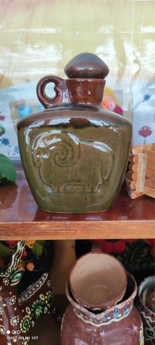 Штоф керамический, майолика