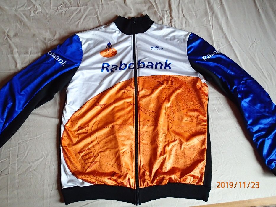 bluza rowerowa, kurtka kolarska Rabobank