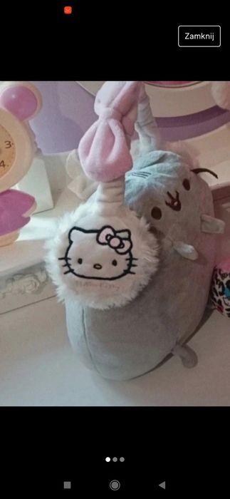 Przepiękne nauszniki hello kitty Sanrio