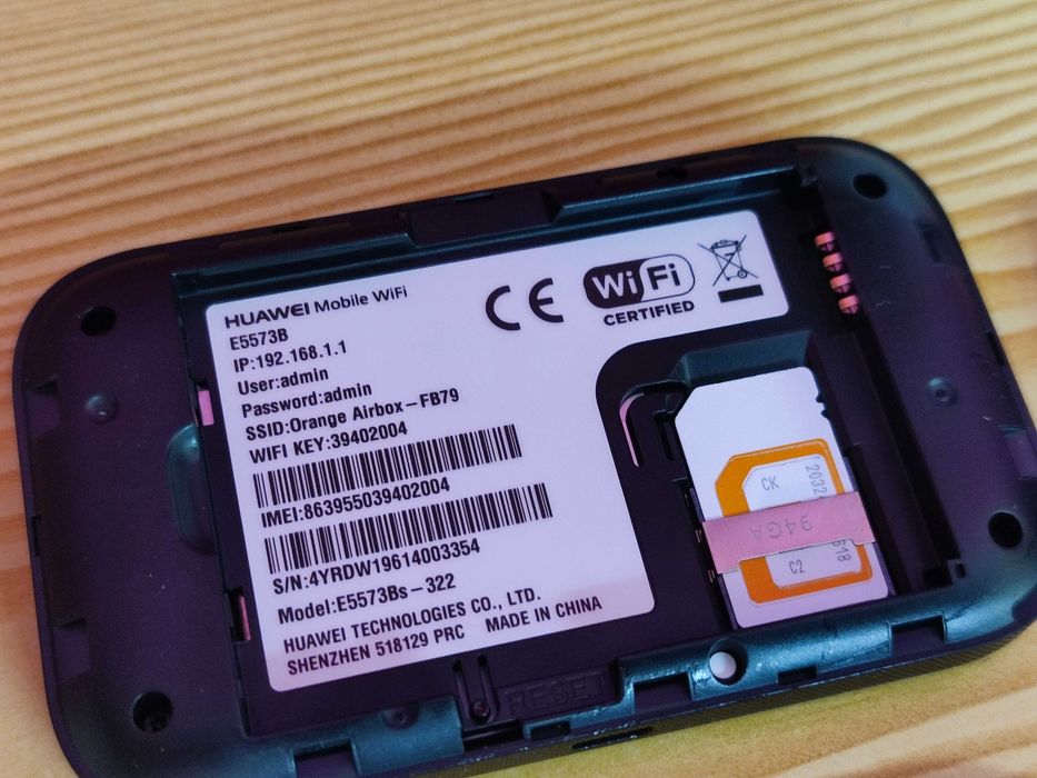 Huawei E5573Bs 4G Hotspot Router