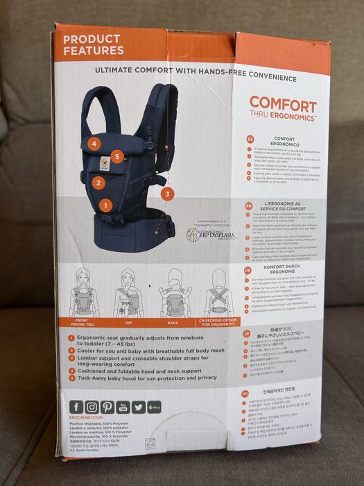 Ergobaby adapt azul