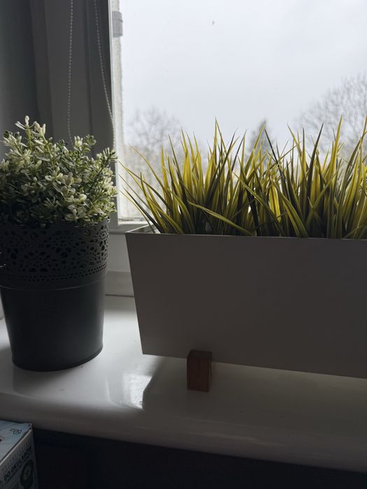 2 x sztuczna roślina z Ikea z doniczkami