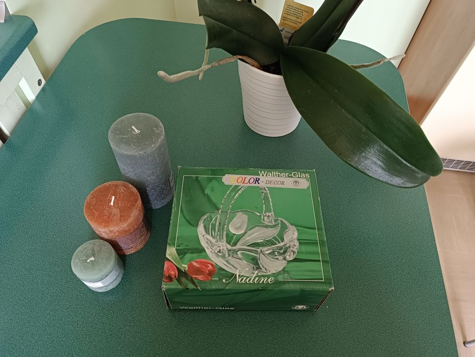 Kryształowy koszyk nowy Walther Glas