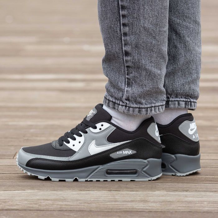 Кросівки Nike Air Max 90 Black/Grey/White premium