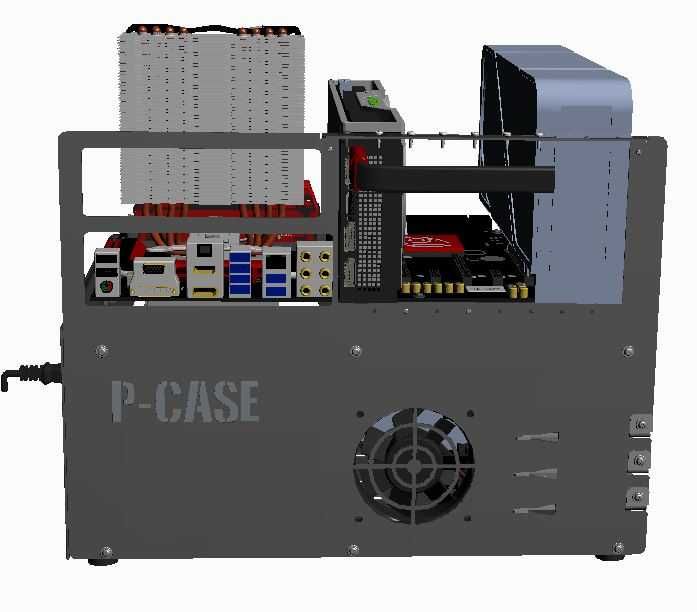 Obudowa P-CASE 10 ATX RAW najlepszy test bench na rynku !Profesjonalny