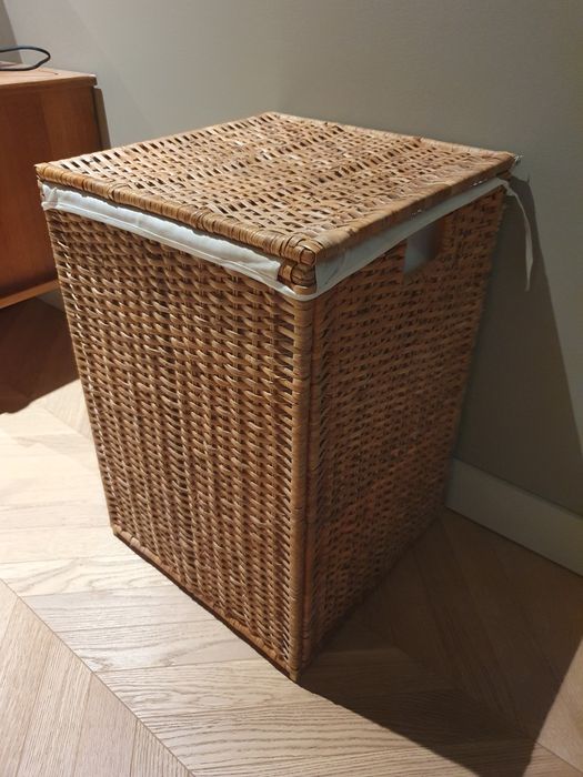 Ikea Branas kosz rattan na pranie 80L