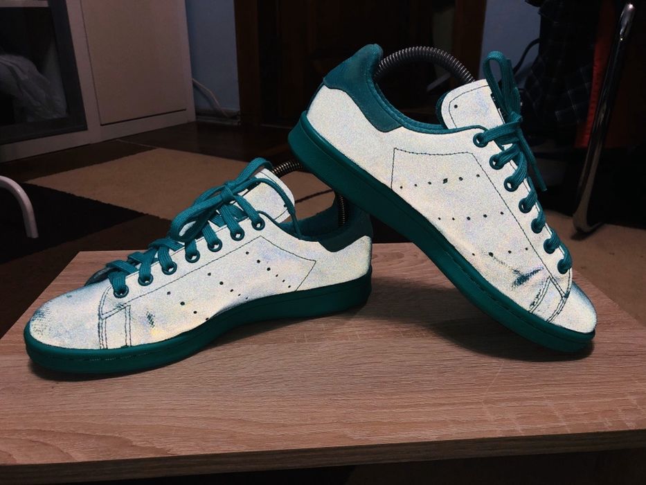 Adidas Stan Smith рефлектив 40-41 so bright pack reflective кеды