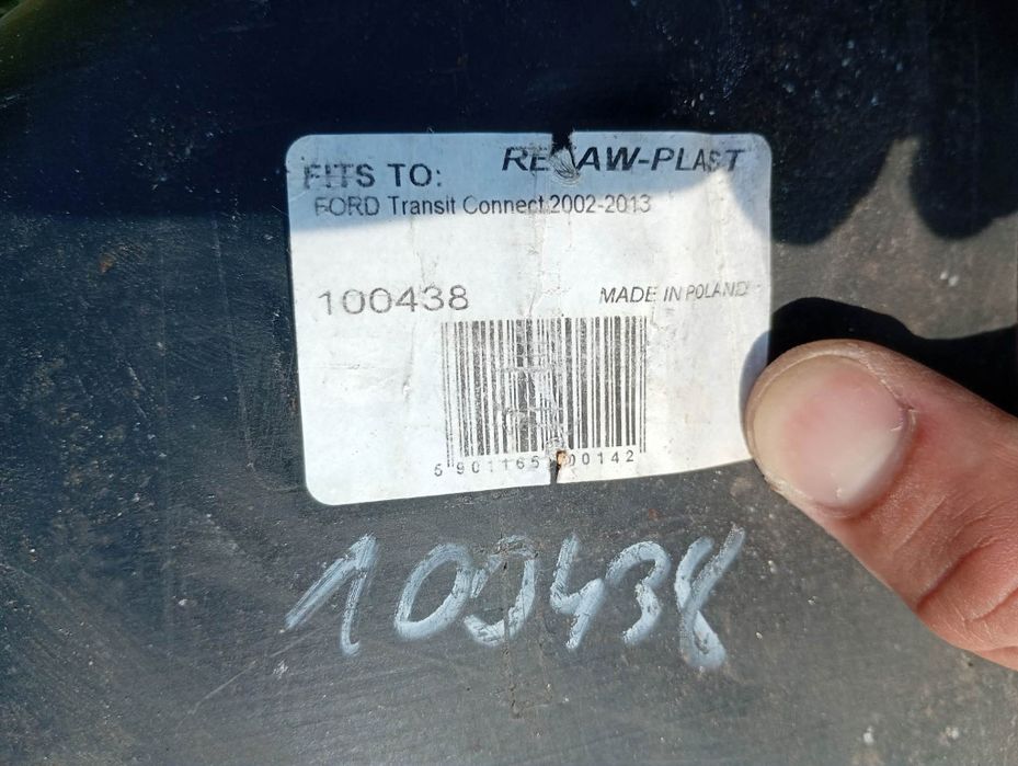Oryginalna guma podłogi kabiny dywanik Ford Transit Connect I 02-13