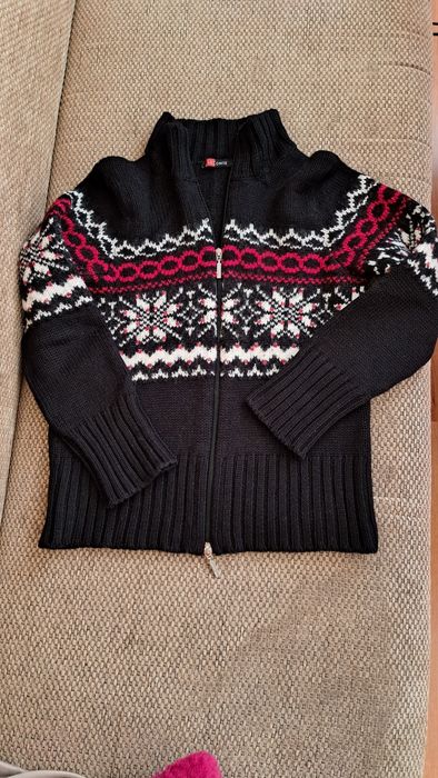 Swetr rozpinany wełniany Le Comte r. 36