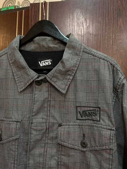Куртка Vans Original XL клітинка фліс оригінал